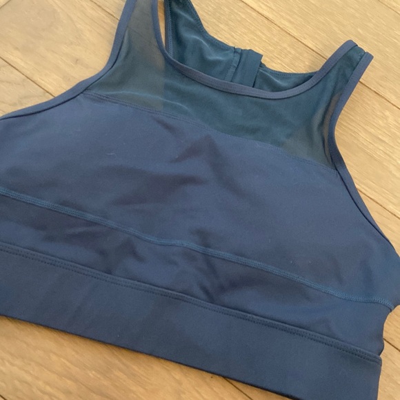 ZYIA All Star Bra Grey High Impact Full Coverage Large Blue - Picture 4 of 8